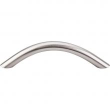 Top Knobs M424 - Curved Wire Pull 3 3/4 Inch (c-c) Brushed Satin Nickel